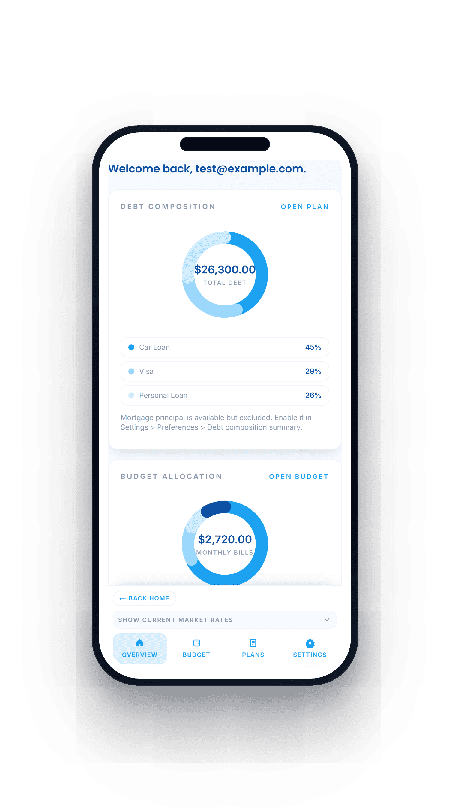 PayYerBills app preview on mobile